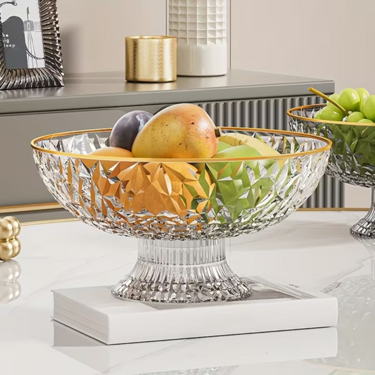 Acrylic Diamond Pattern Fruit Tray