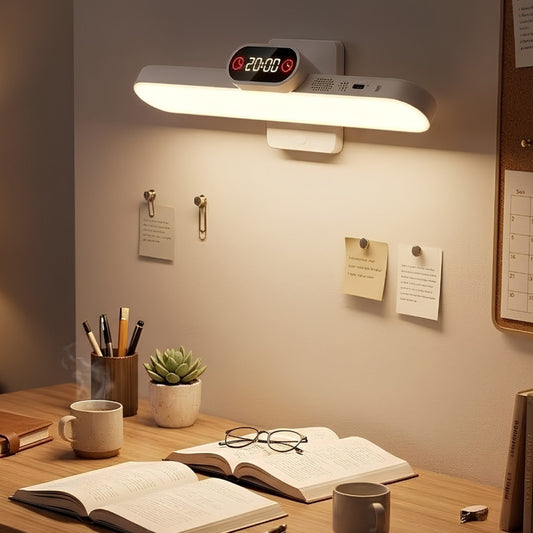 Multifunctional LED Wall Lamp with Clock Display
