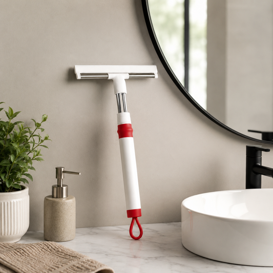 Window Glass Cleaner Wiper With Extendable Handle