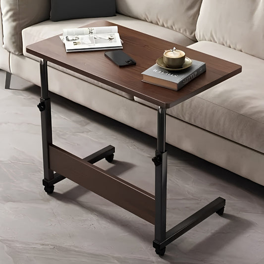 Height Adjustable Wooden Bedside Table