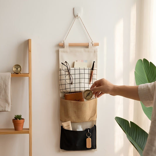 Wall Hanging Organizer With 3 Pockets