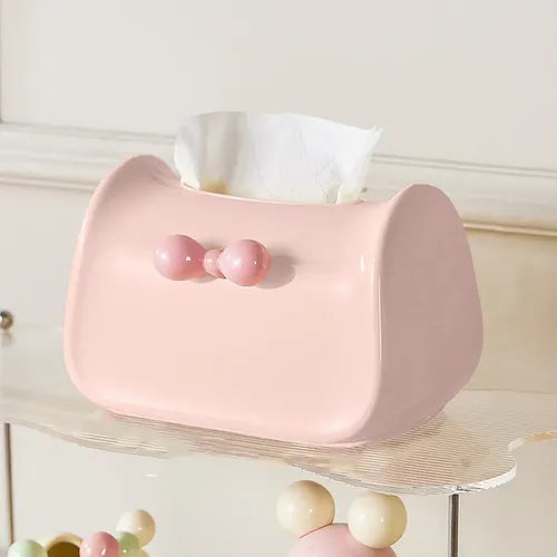 Cute Bow Purse Tissue Box Holder