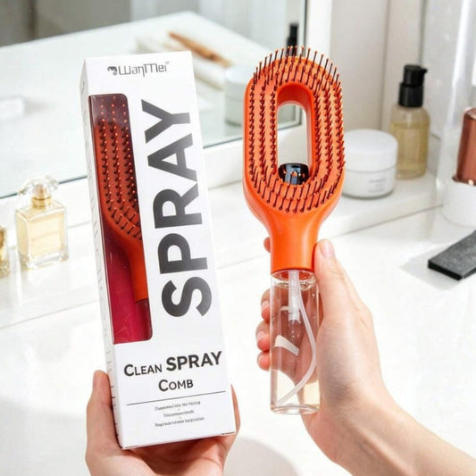 2 In 1 Hair Spray Brush