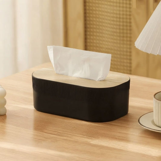 Wooden Head Tissue Box