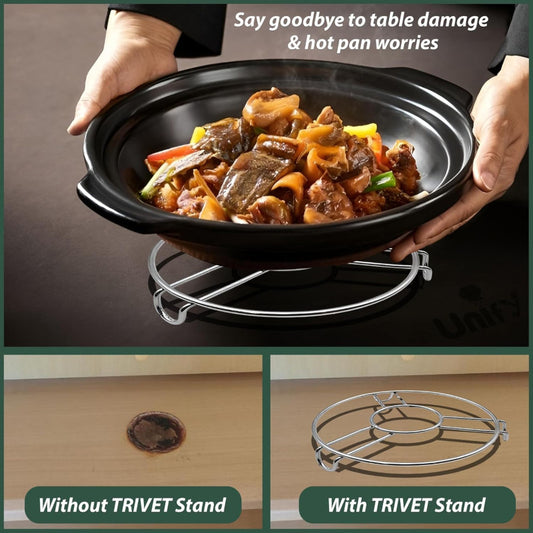 Metal Steaming Rack Stand for Cooker Pot and Kitchen Steam Cooking