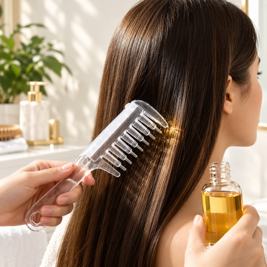 Scalp Liquid Applicator Comb Refillable Hair Serum Oil Dispensing Massage Comb