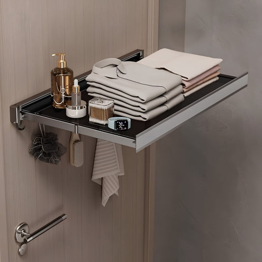 Space Saving wall Mounted Cloth Drying Rack With Hook