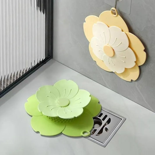 Flower Floor Drain Deodorizer Filter Pad