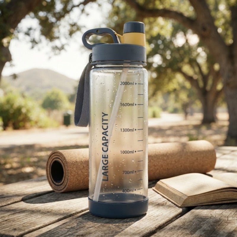 2000ml Large Capacity Plastic Water Bottle - Homazing