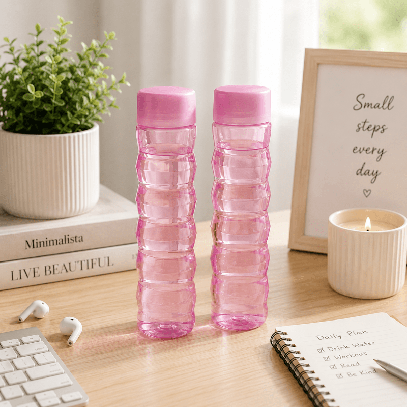2PCS Water Bottle Set Reusable Drinking Bottles - Homazing