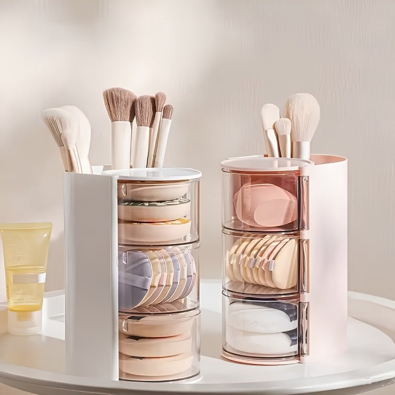 3 Layer Rotating Makeup Brush Holder - Homazing