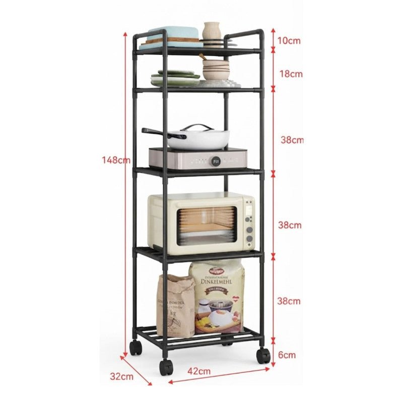 5 Layer Iron Storage Rack - Homazing