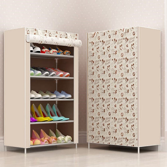 5 Layer Printed Shoe Organizer Rack