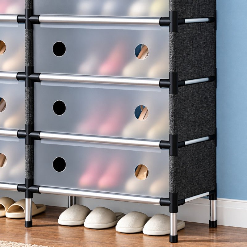 6 Layer Triple Row Shoe Rack - Homazing
