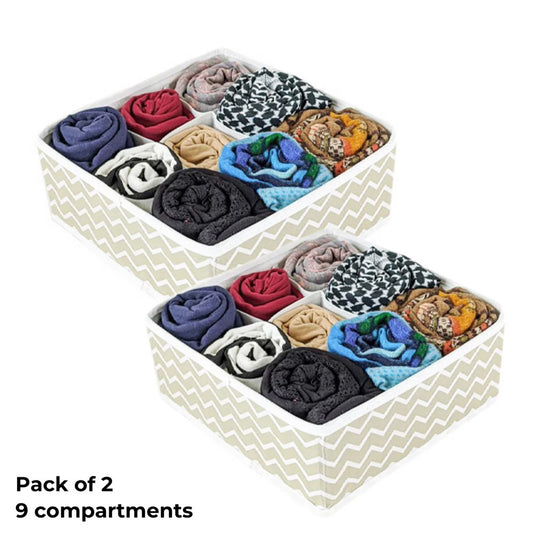 9-Compartment Organizer Pack Of 2