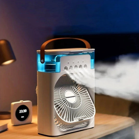 Portable Air Cooling Fan With Humidifier