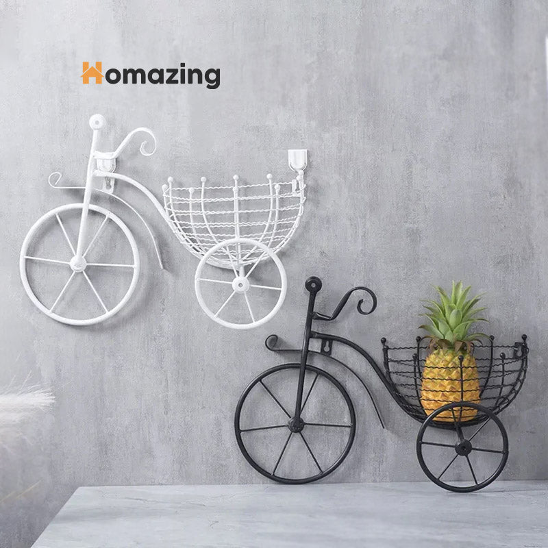 Bicycle Wall Basket Stand