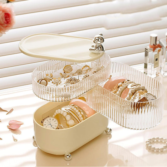 3 Tier 360 Rotating Jewelry Organizer