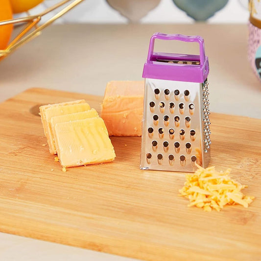 Mini Four Sided Grater Stainless Steel