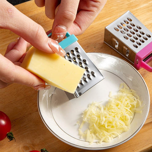 Mini Four Sided Grater Stainless Steel