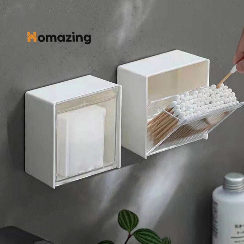 Transparency Mini Storage Mini Storage Case Transparent Wall Mounted – Homazing