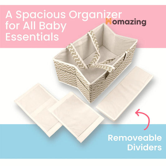 Portable Baby Storage Organizer With Handle