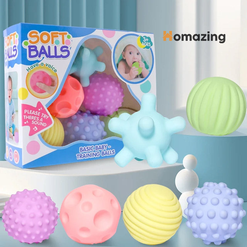 Baby Soft Toy Ball 6 Pcs
