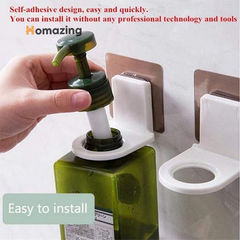Shampoo & Sanitizer Adhesive Sticky Holder Pack Of 3Pc