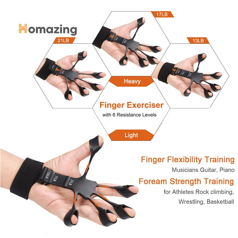 Silicone Finger Hand Grip Strengthener
