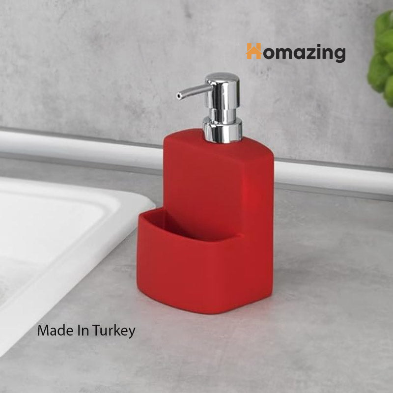 Soap Dispenser With Flatware Toothbrush Holder Homazing