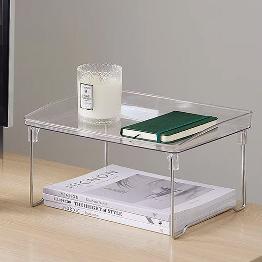 Foldable Acrylic Stackable Organizer Shelf