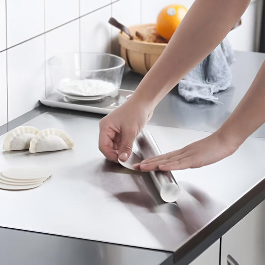 Stainless Steel Cutting Board With Lip Countertop