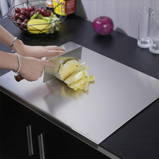 Stainless Steel Cutting Board With Lip Countertop