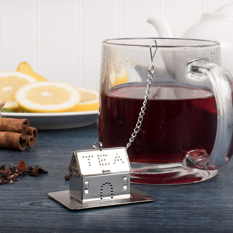 Tea Infuser House Shape With Drip Tray – Homazing