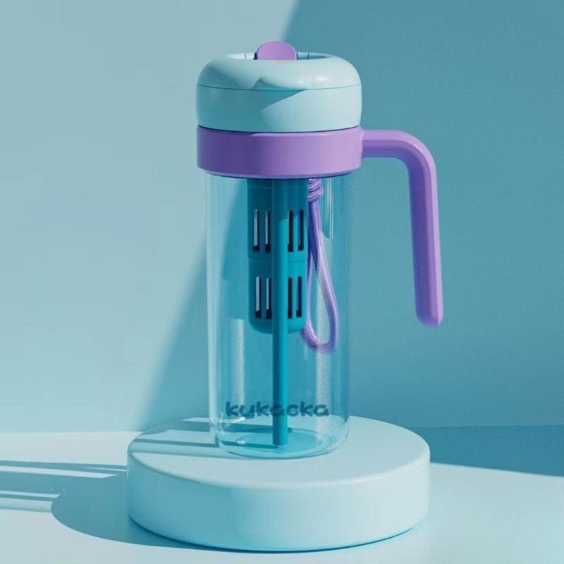 Acrylic Water Bottle 900ML Portable Drinking Bottle - Homazing