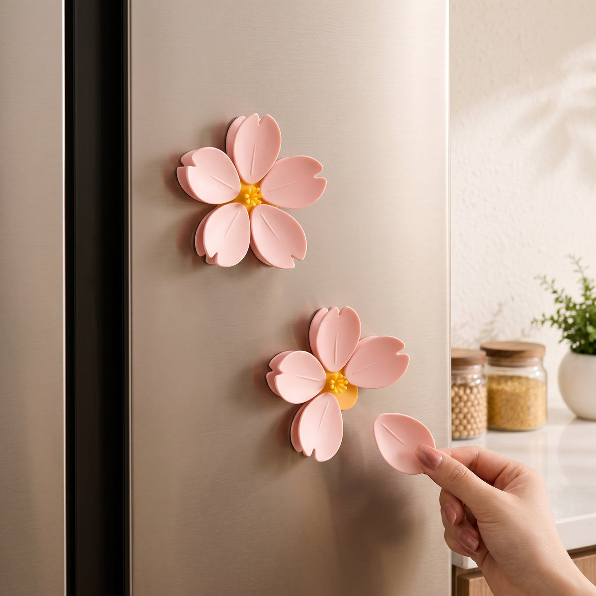 Aesthetic Flower Magnetic Sealing Clip - Homazing