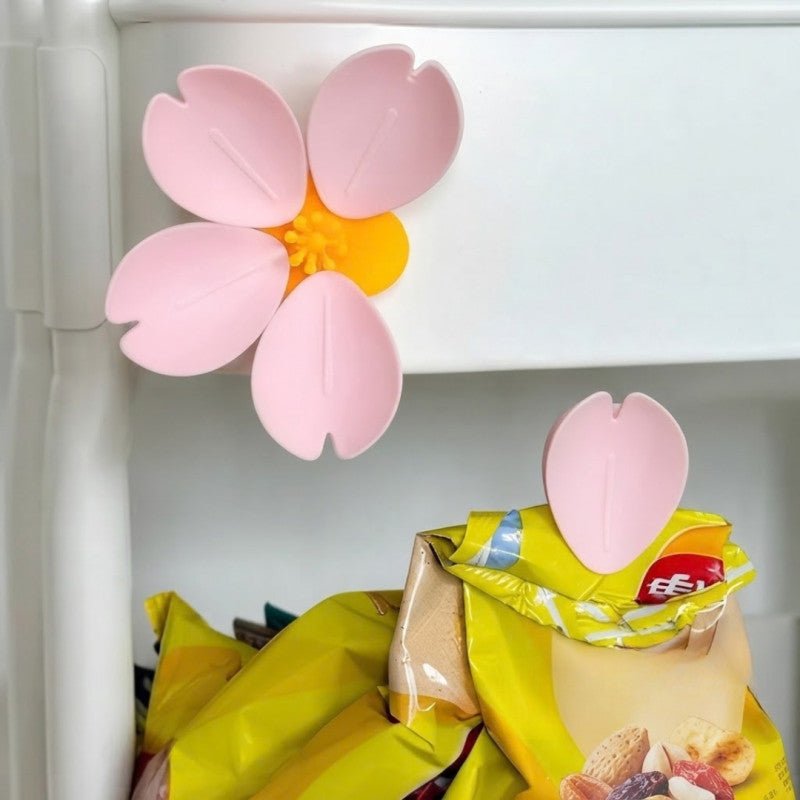 Aesthetic Flower Magnetic Sealing Clip - Homazing