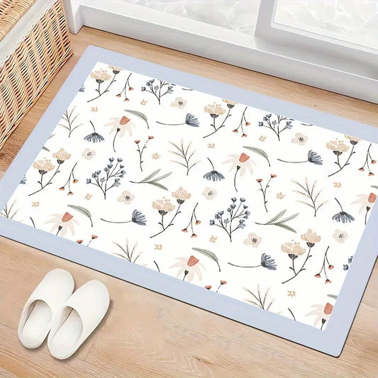 Floor Bath Mat Absorbent Non-Slip-Diatomite Design