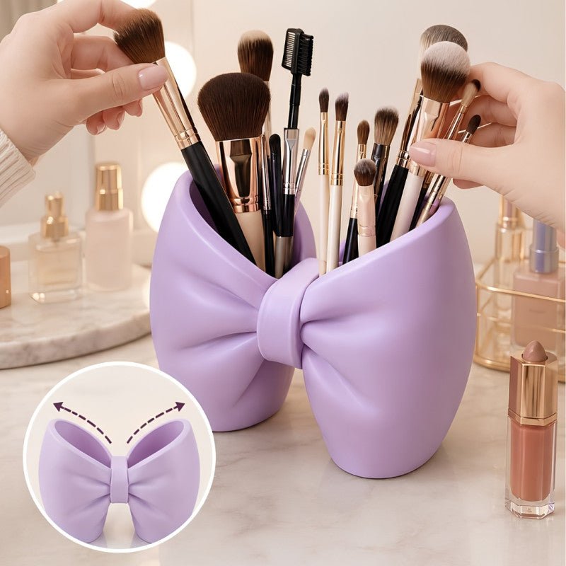Bow Shaped Multiple brush Holder - Homazing