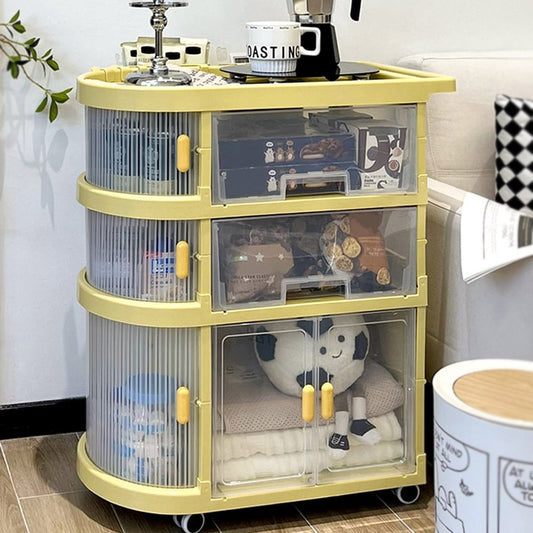 4 Layer Foldable Storage Freestanding Organizing Cart