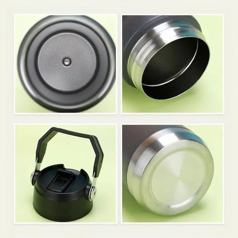 Classic Series Stainless Steel Straw Cup Portable Insulated Tumbler with Carry Handle - Homazing