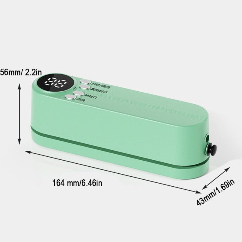 Cordless Mini Vacuum Sealer – Rechargeable Handheld Food Bag Sealer - Homazing