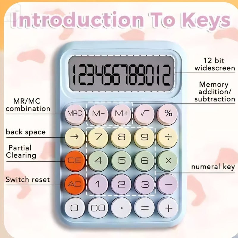 Digital Colorful Calculator - Homazing