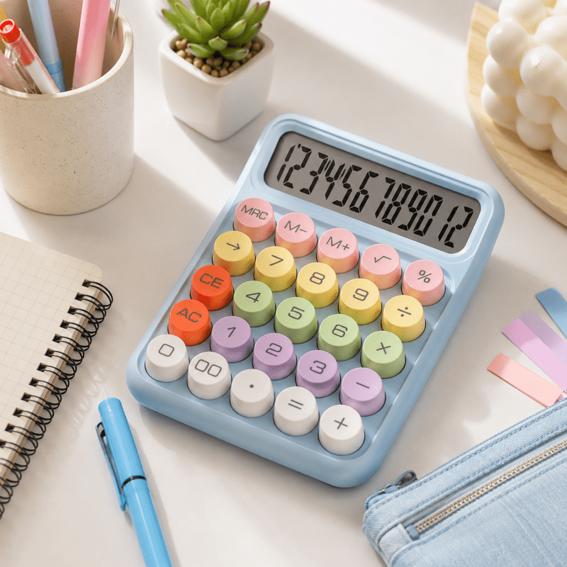 Digital Colorful Calculator - Homazing