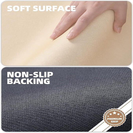 Anti-Slip Dish Drying/Dining Table Mat-Water Absorbent Floral Pattern Design