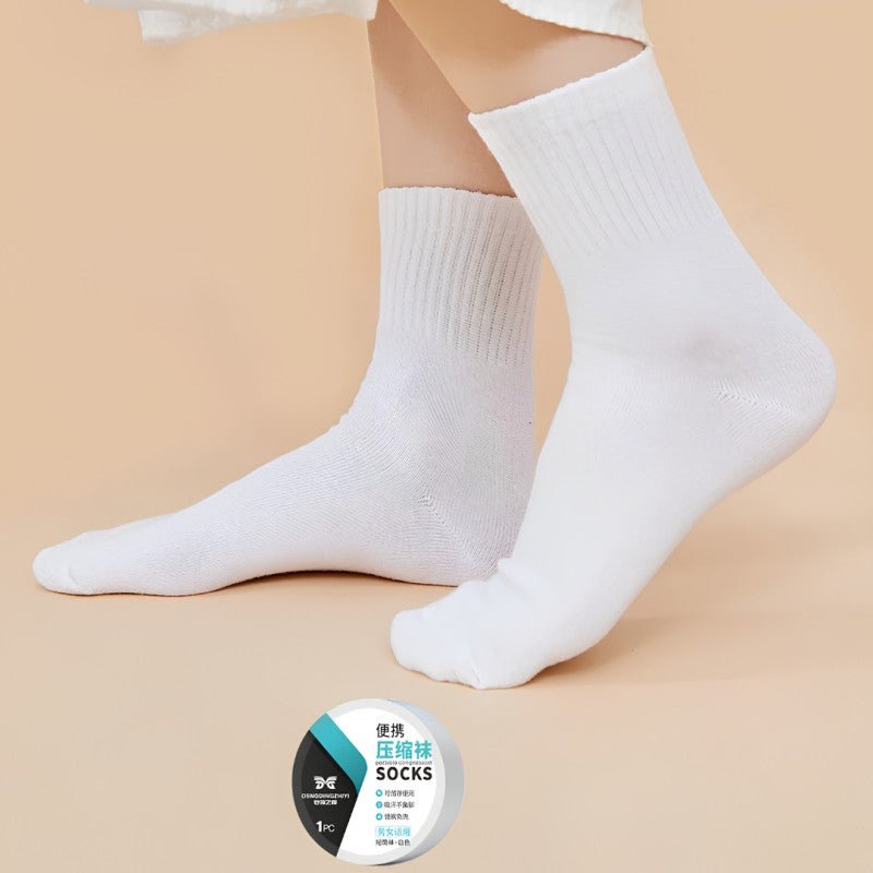 Disposable Travel Cotton Socks Pair Portable - Homazing