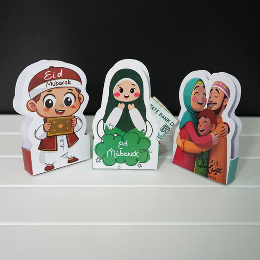 Creative Eidi Tuck Cards For Kids