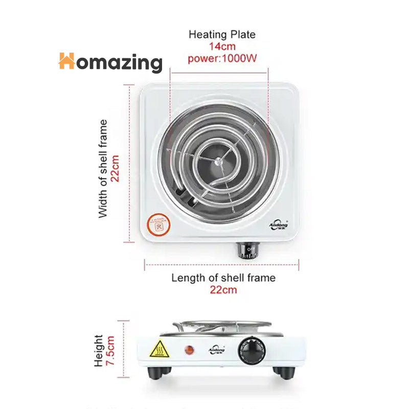 Portable Electric Cooking Stove Single Burner