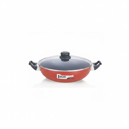 Elegant Prima Wok/Karahi with Glass Lid - Homazing