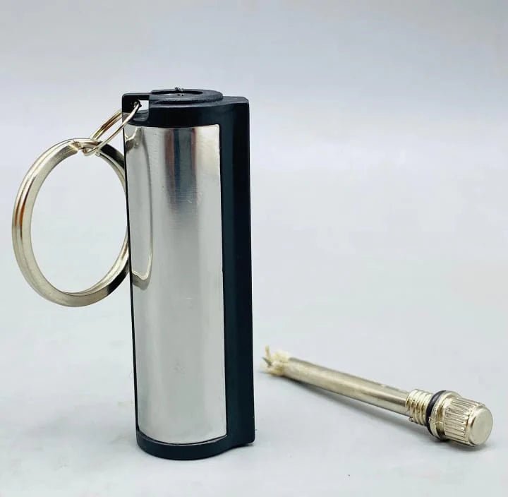Fire Starter Flint Match Lighter Survival Camping Keychain - Homazing